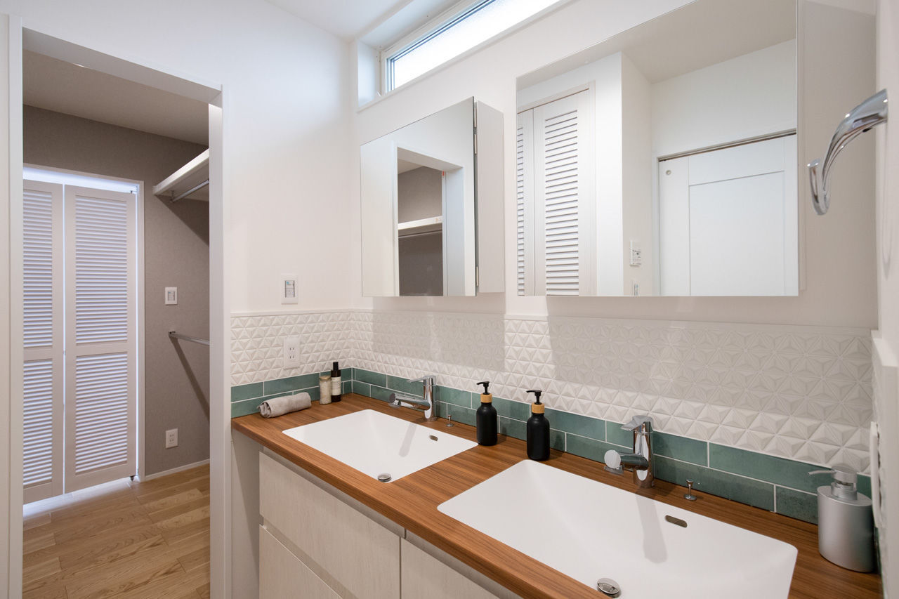 アートハウス 【大阪/4312万円/間取り図あり】カバードポーチが家族をつなぐ二世帯住宅の建築実例画像13