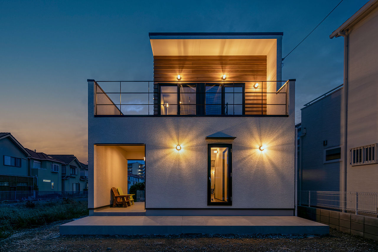 アートハウス 【大阪/3000万円台/35坪】ホテルライクな寛ぎ。リゾートテイストのあるデザインを生活に寄せて暮らしやすくの建築実例画像