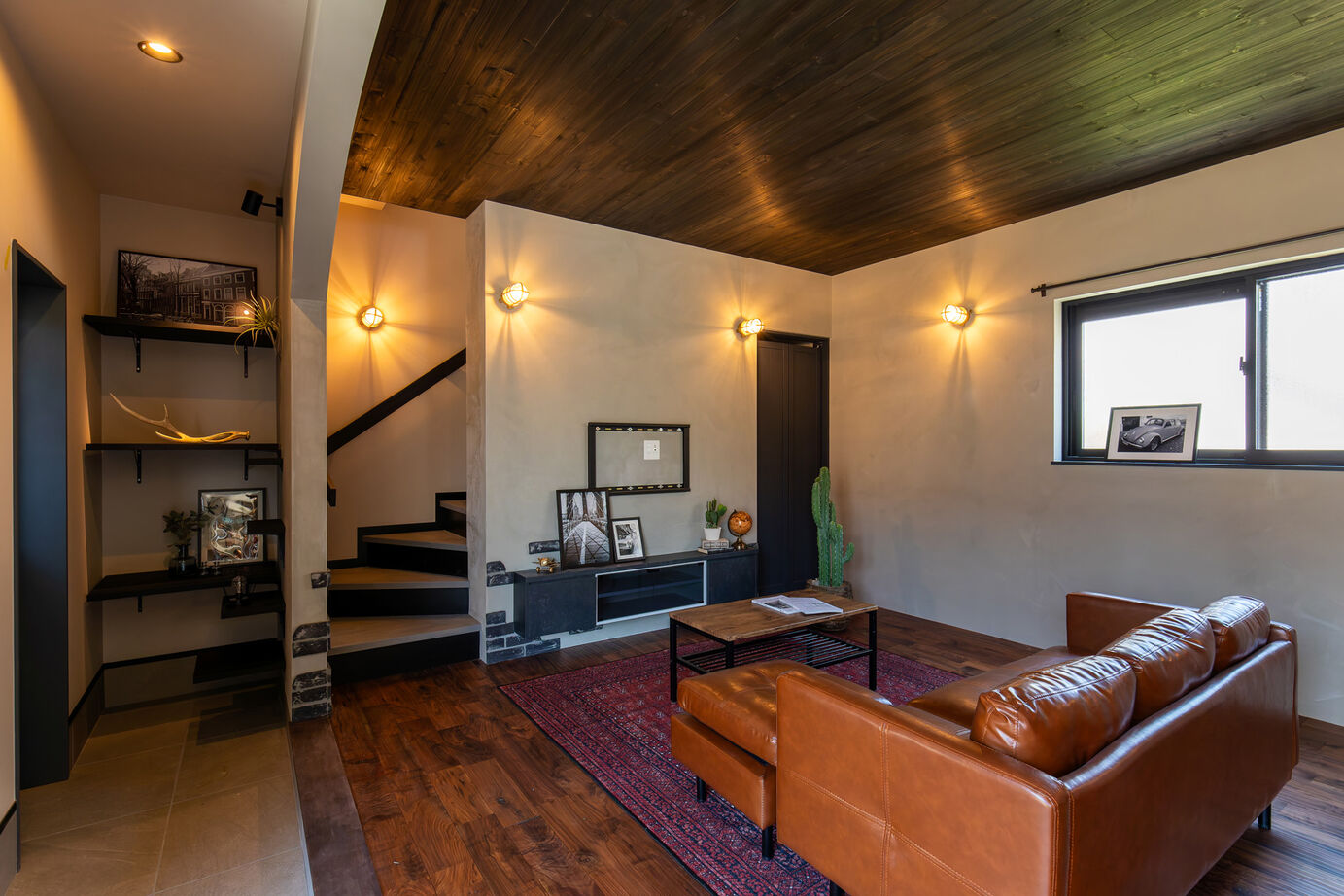 アートハウス 【大阪/3000万円台/35坪】ホテルライクな寛ぎ。リゾートテイストのあるデザインを生活に寄せて暮らしやすくの建築実例画像4