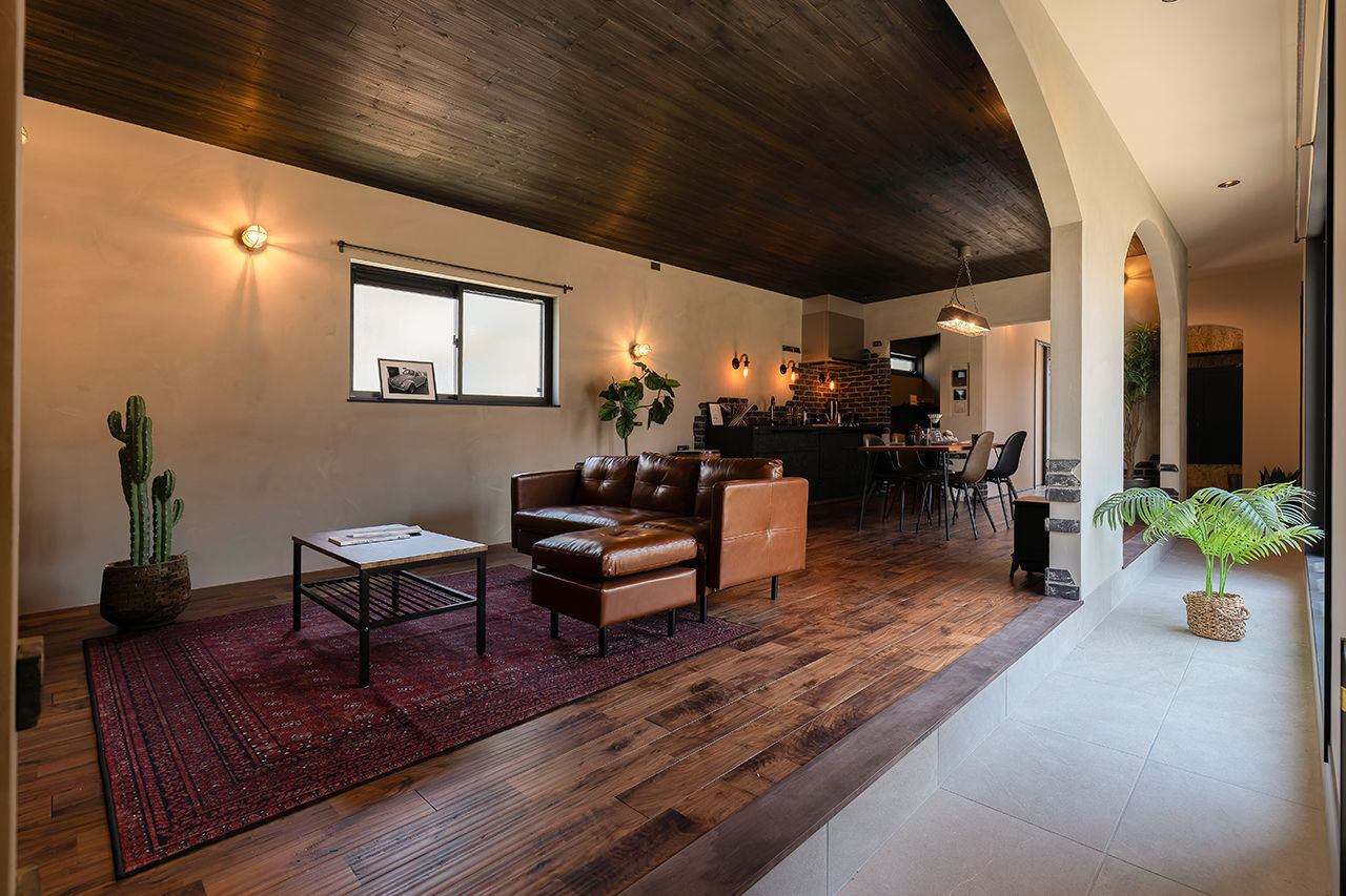 アートハウス 【大阪/3000万円台/35坪】ホテルライクな寛ぎ。リゾートテイストのあるデザインを生活に寄せて暮らしやすくの建築実例画像6