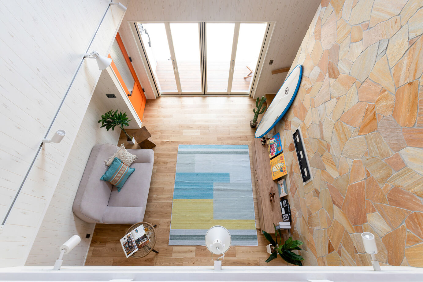 アートハウス 【大阪/3000万円台/28.1坪】サーファーズハウスを建てたい！間取りやテイストにこだわり子育てしやすい工夫の建築実例画像5