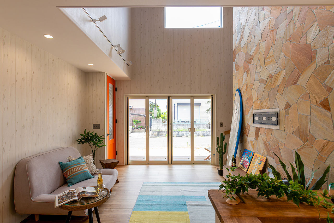 アートハウス 【大阪/3000万円台/28.1坪】サーファーズハウスを建てたい！間取りやテイストにこだわり子育てしやすい工夫の建築実例画像7