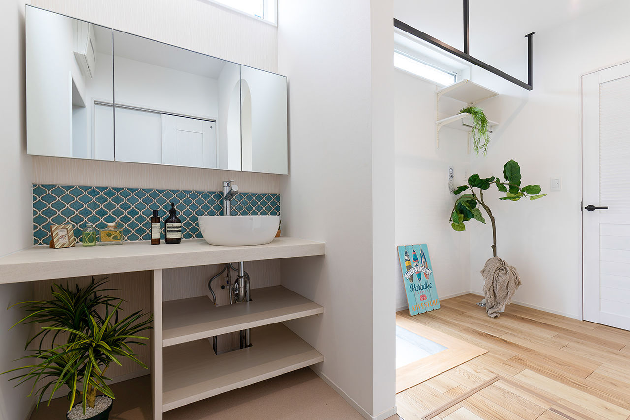 アートハウス 【大阪/3000万円台/28.1坪】サーファーズハウスを建てたい！間取りやテイストにこだわり子育てしやすい工夫の建築実例画像8