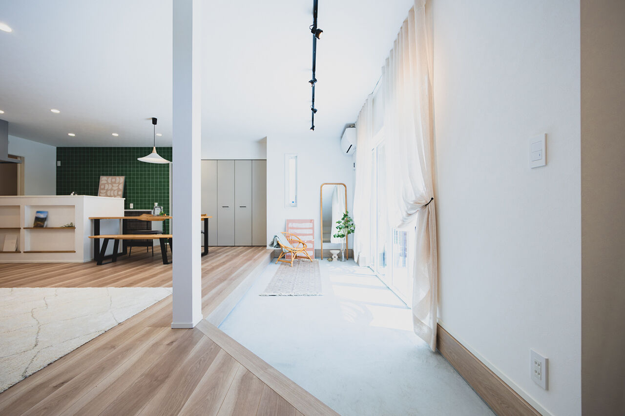 永代ハウス長崎 【平屋/土間リビング/回遊型家事動線】収納にも決して妥協しない！28.8坪・３LDKのコンパクトな平屋の建築実例画像4