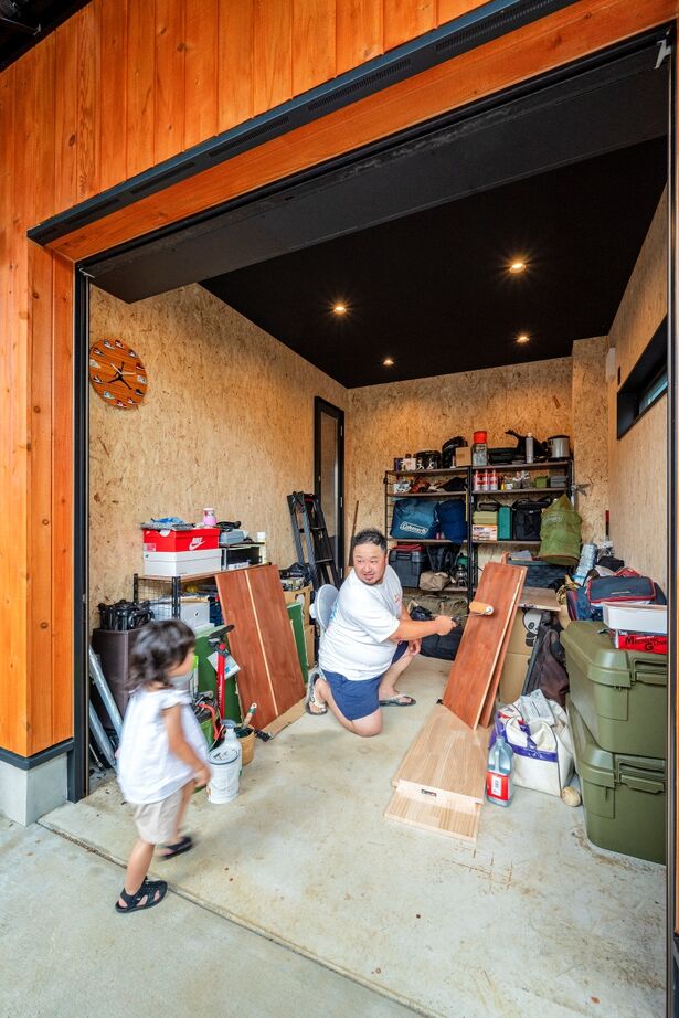 ワクワクプロジェクト／三光ホーム 【3000万円台/間取り/土地探しサポート】ガレージのような趣味スペース付きのブルックリンスタイルの家の建築実例画像5