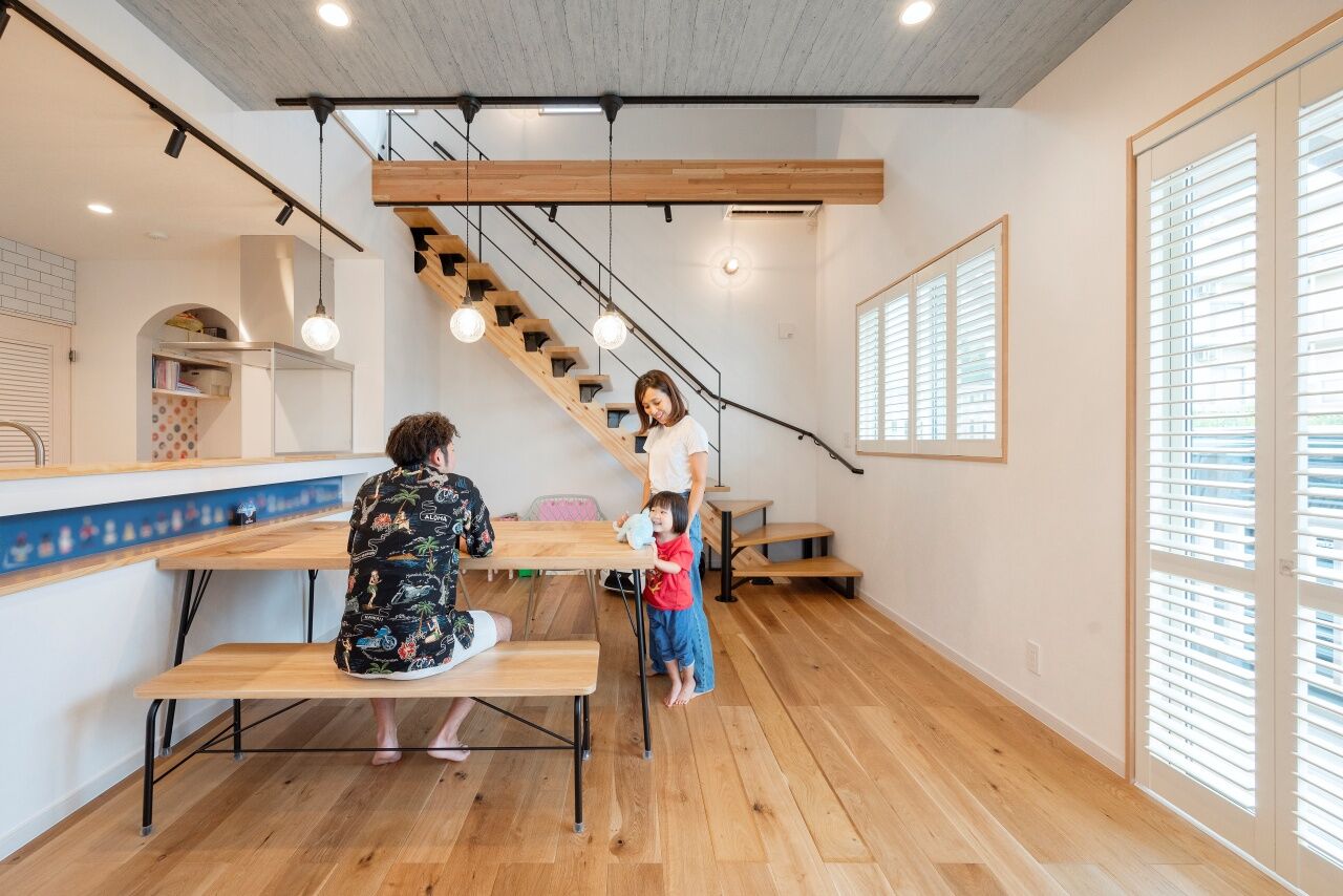 ワクワクプロジェクト／三光ホーム 【土地探しサポート/間取】ビルトインガレージ付きのアメリカンハウスを実現。イメージ通りの家に満足の建築実例画像5