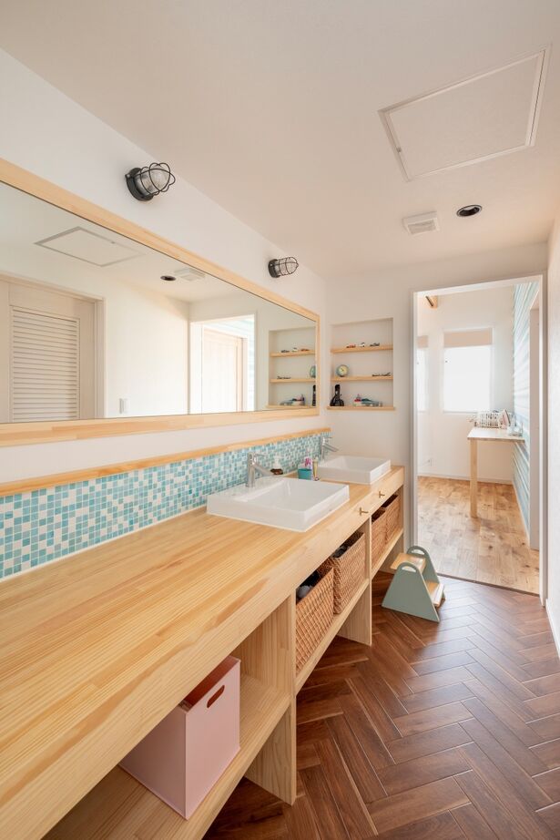 ワクワクプロジェクト／三光ホーム 【土地探しサポート/間取】ビルトインガレージ付きのアメリカンハウスを実現。イメージ通りの家に満足の建築実例画像9