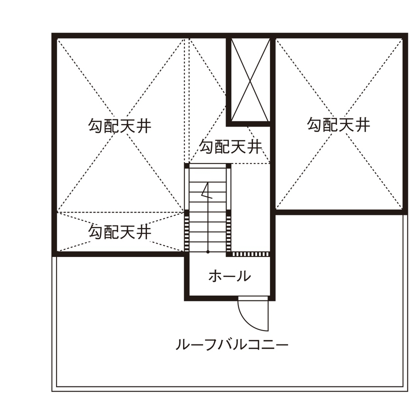 ワクワクプロジェクト／三光ホーム 【2000万円台/土地探しサポート/間取有】ガレージとしても使えるアウトドアストッカーで趣味を満喫する家の間取り図（3LDK）PH階