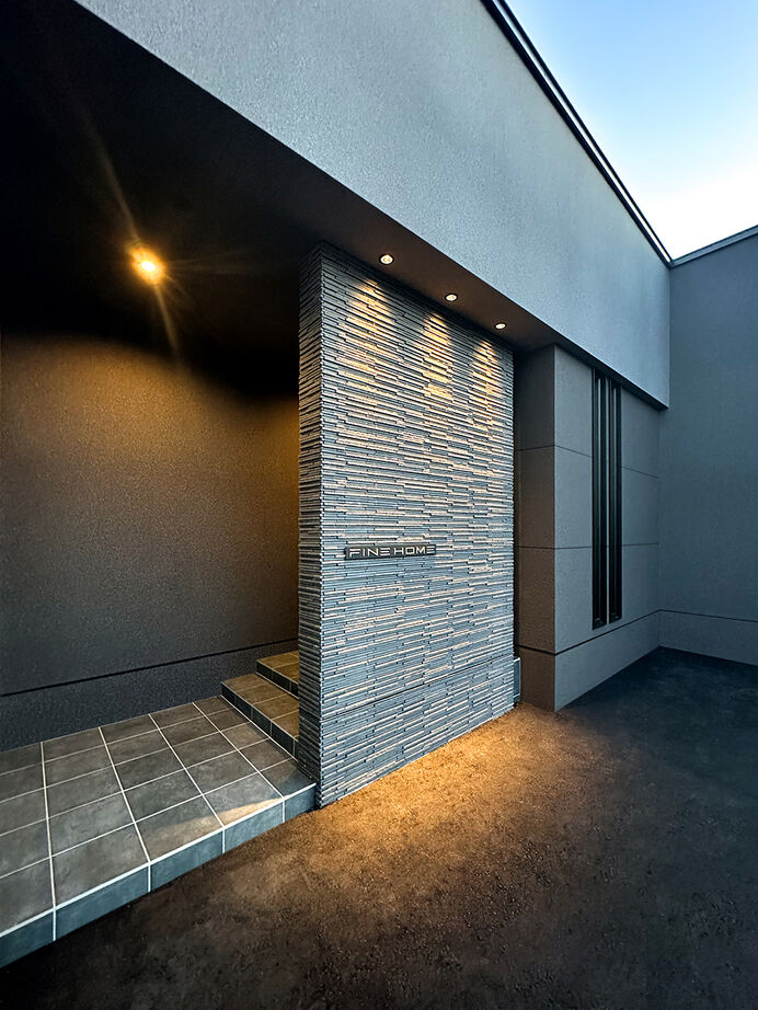 ファインホーム 【ビルトインガレージ｜3LDK｜キャットウォーク】人も猫も楽しく！中庭越しに愛車を眺めるガレージハウスの建築実例画像10