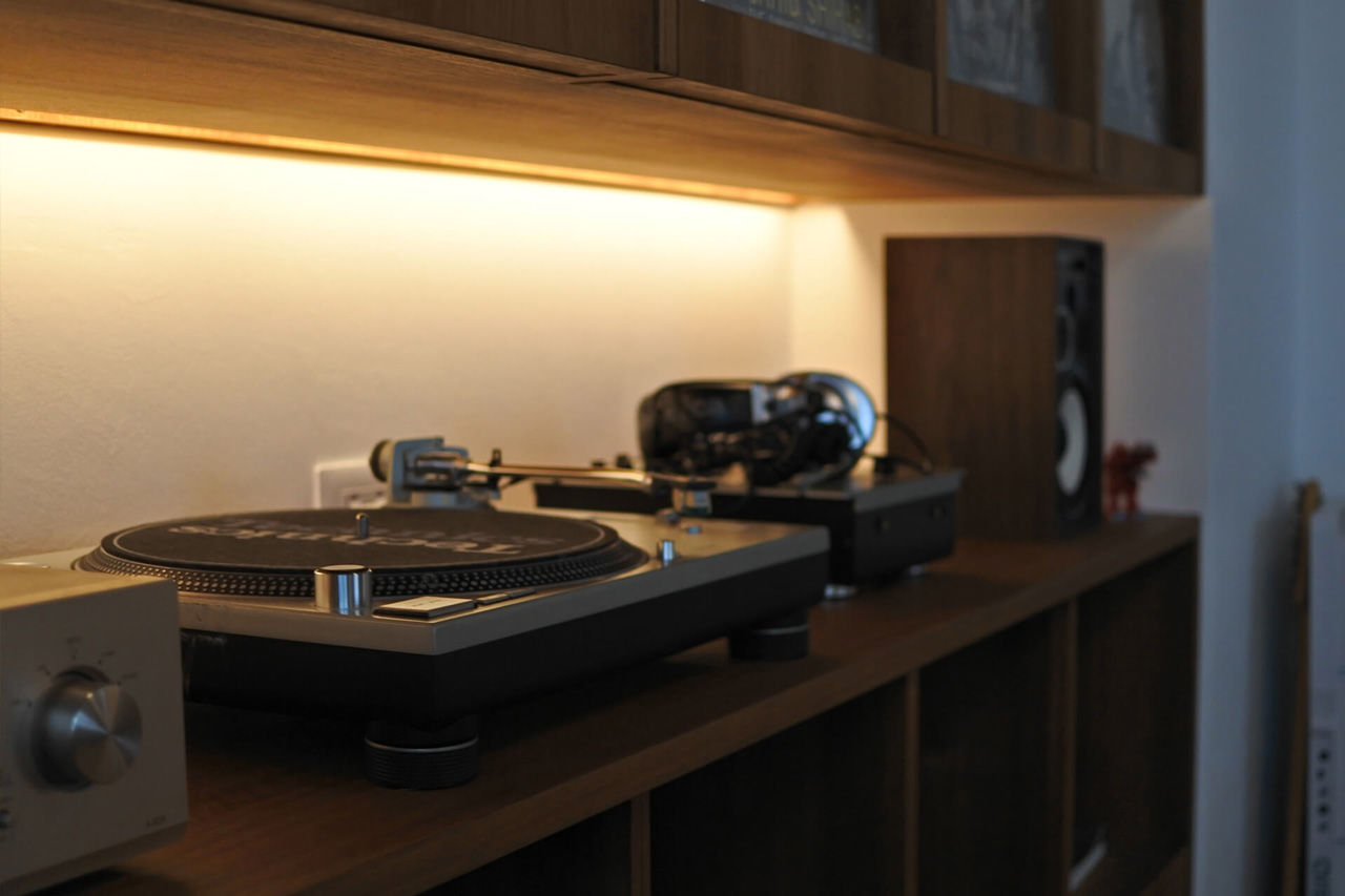 ハナハウス 【交野市／2300万円】趣味のJAZZが楽しめる、ミッドセンチュリーテイストの家［間取り図］の建築実例画像5