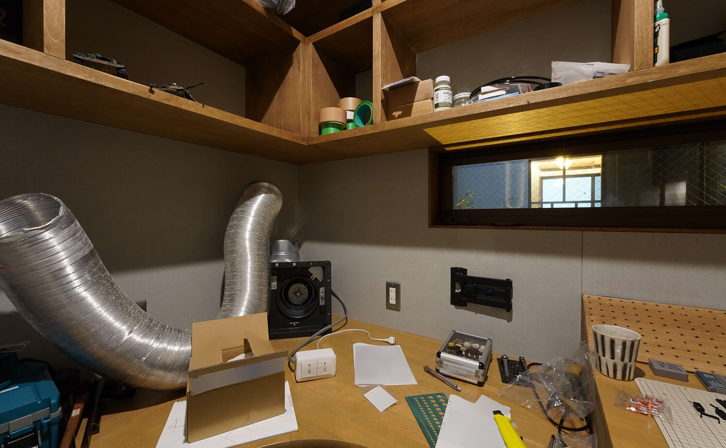 ハナハウス 【大阪府堺市／2750万円／延床面積37.9坪】パンが作れるキッチンや工作部屋のあるレトロモダンな家の建築実例画像4