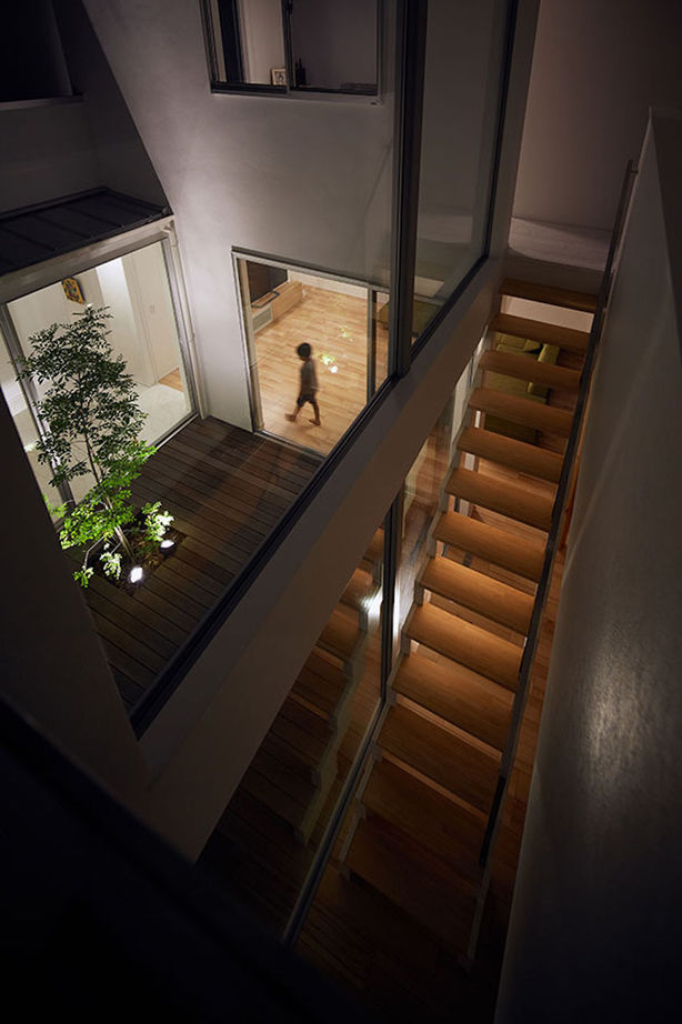 KADeL 【大阪府】家族の繋がりとプライバシーを大切に計画。中庭を囲むロの字型の家の建築実例画像4