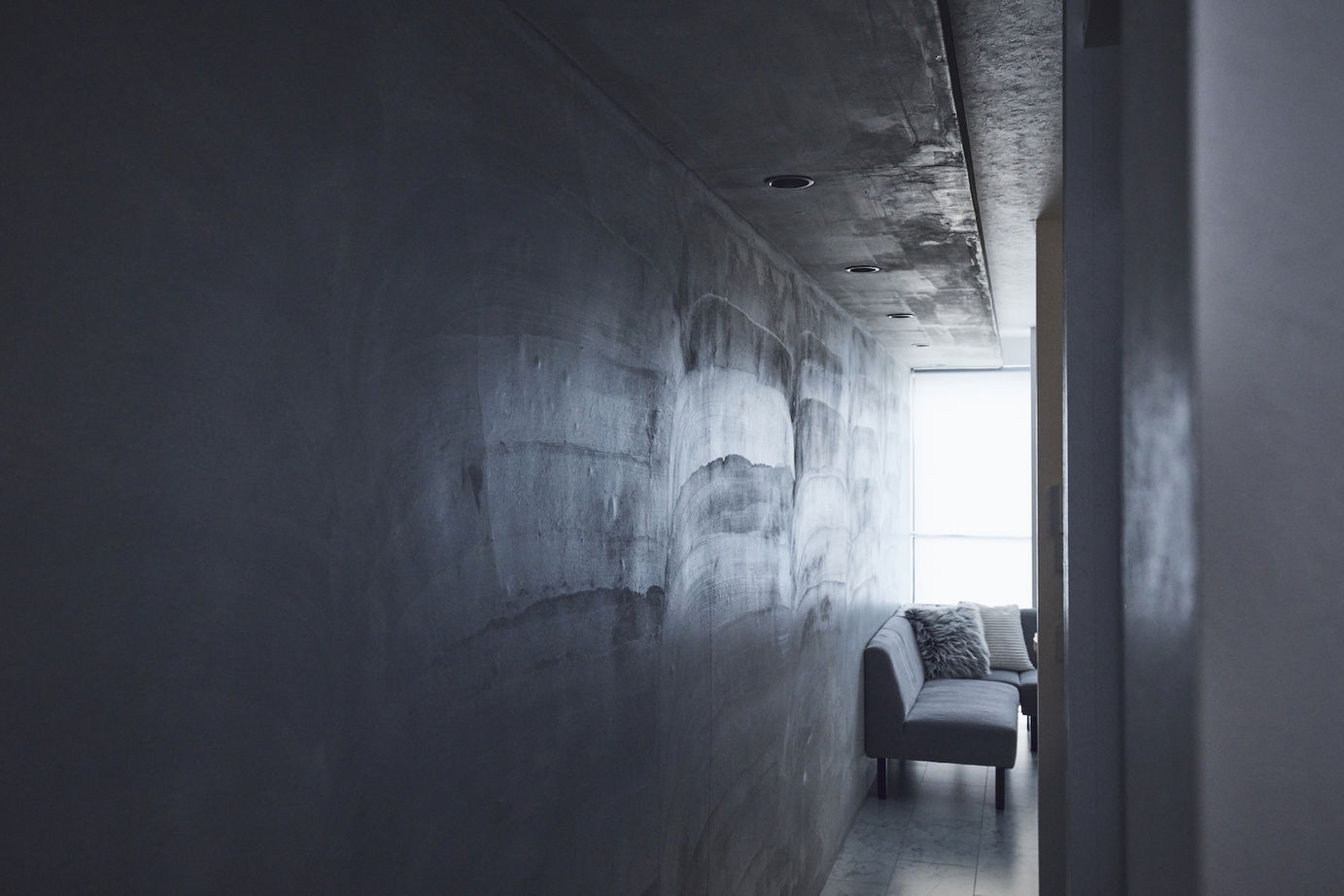 KADeL 【3階建て/3000万円台/大阪府/15坪/間取り図有】「都市に棲む家」モルタル左官の壁の間口2.7ｍ都市型３階建の建築実例画像6