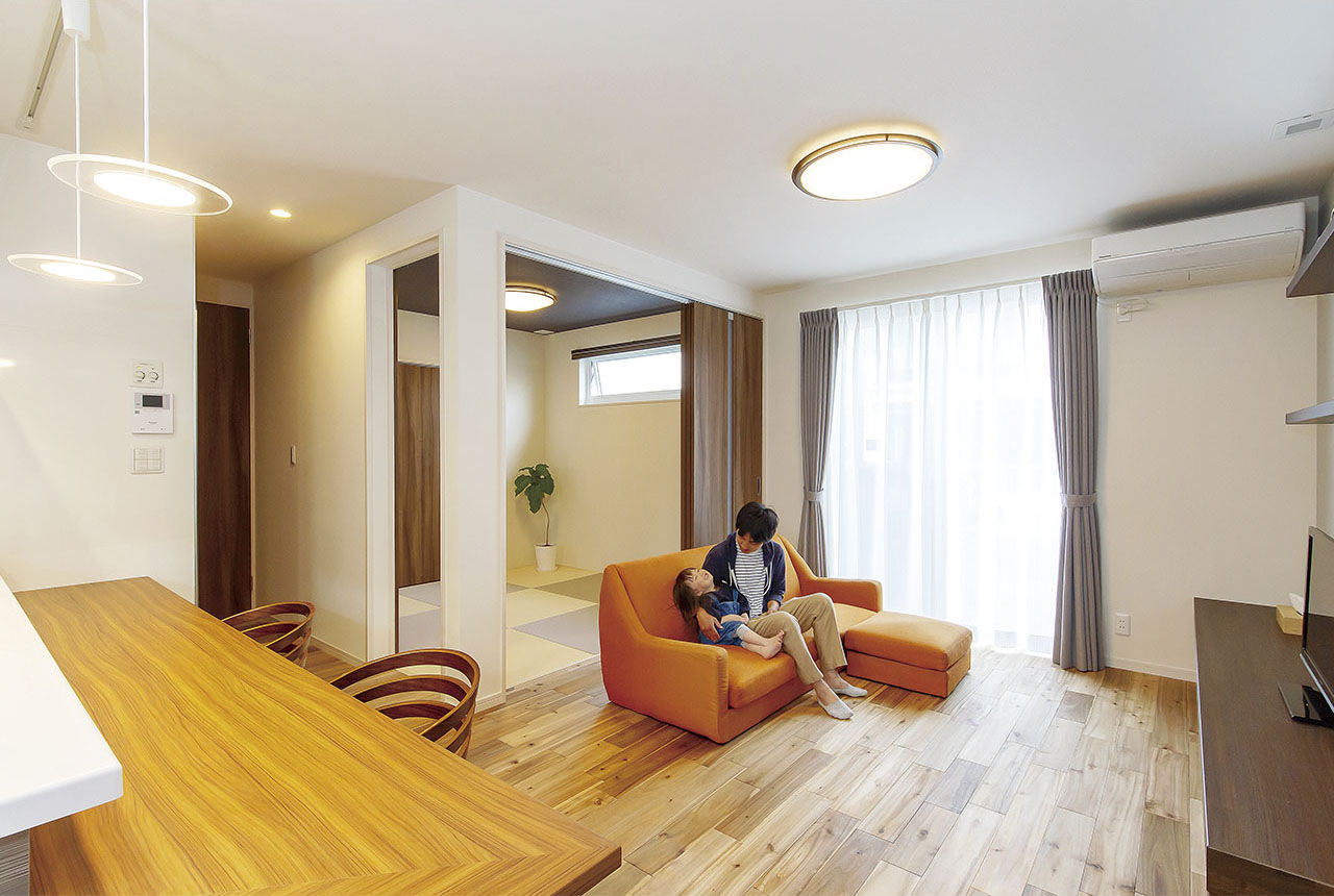 山田建築店 家事ラク設計×木の優しいぬくもり。数十年先の暮らし心地を見据えた、家族が笑顔になる住まいの建築実例画像2