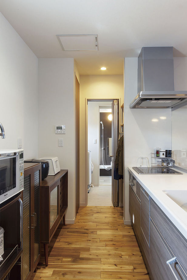 山田建築店 家事ラク設計×木の優しいぬくもり。数十年先の暮らし心地を見据えた、家族が笑顔になる住まいの建築実例画像3