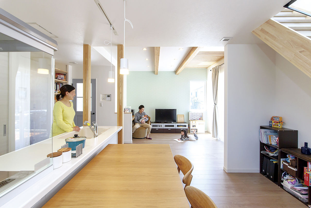 山田建築店 木の家×家事ラク動線×憧れのライフスタイルを叶えた、「こんな暮らしがしたい」を想い通りに実現したお家の建築実例画像2