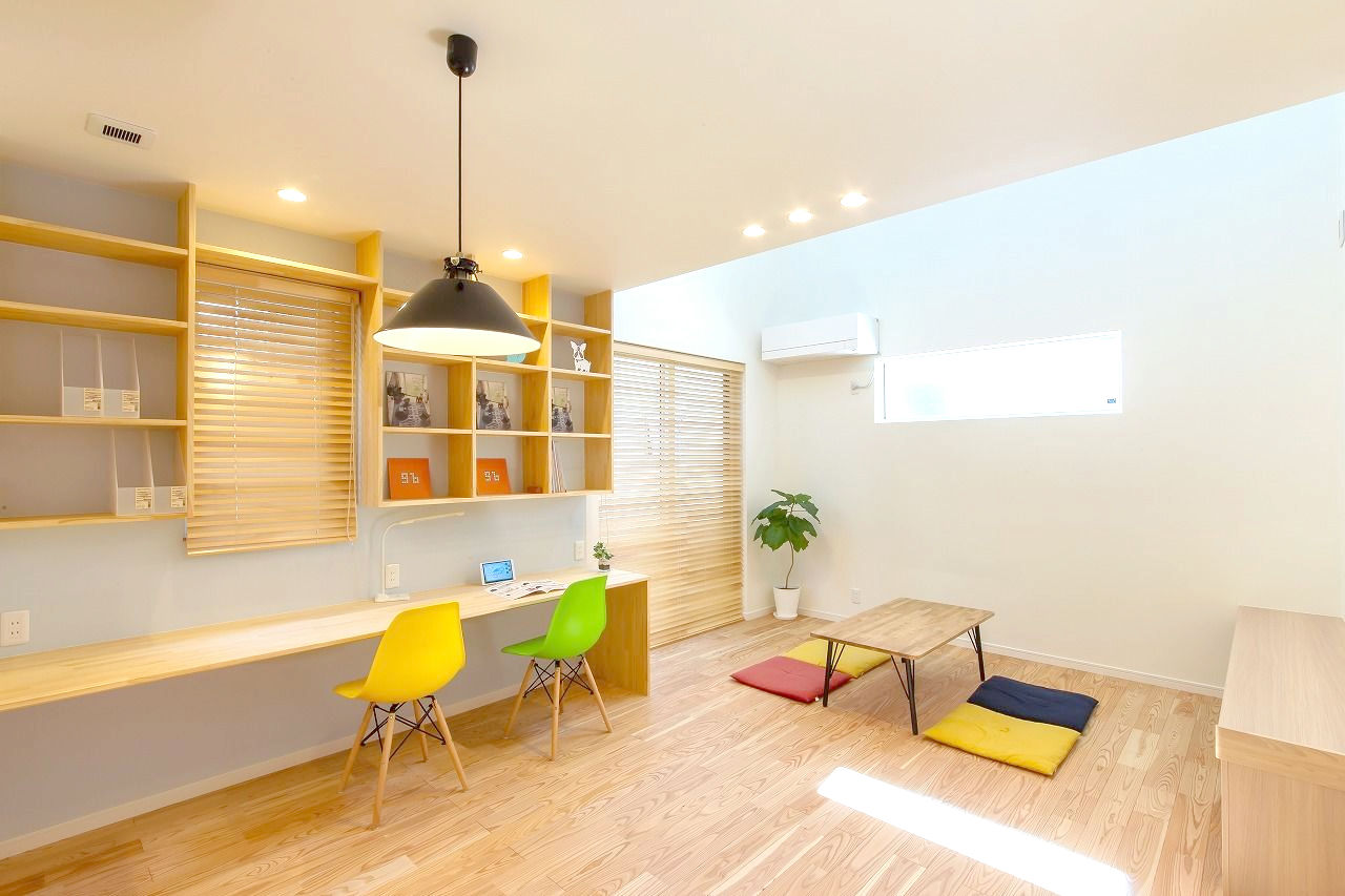 山田建築店 高気密・高断熱にこだわった、木の温もりに包まれるダイナミックなキューブハウスの建築実例画像2