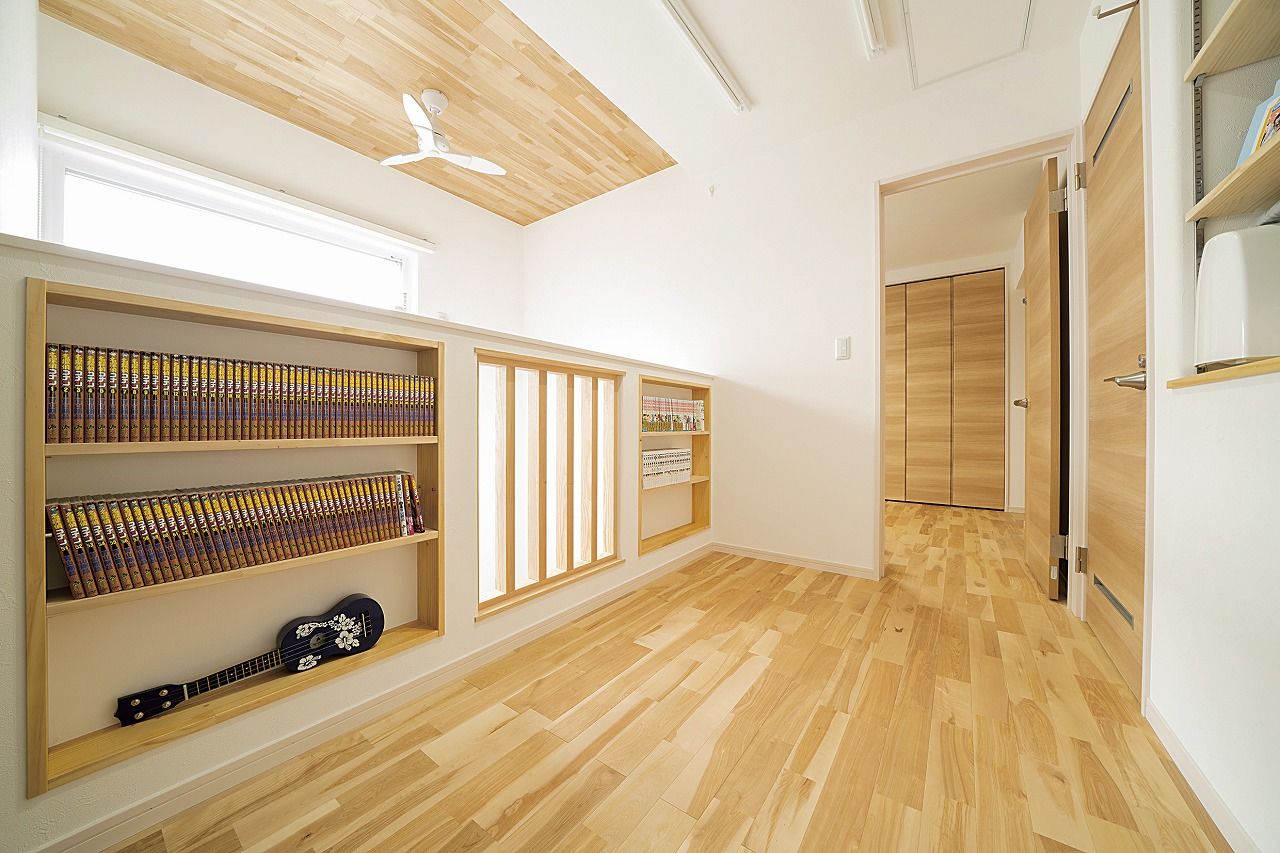 山田建築店 無垢の木をふんだんに使用した吹き抜けのLDKが美しい木の家の建築実例画像6