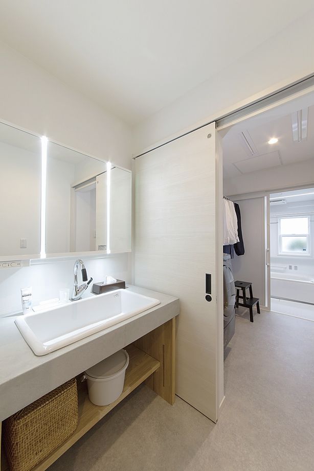 山田建築店 ボルダリングウォールに吹き抜けのリビング…キッチンを中心に家族がつながる、温もりの家の建築実例画像4