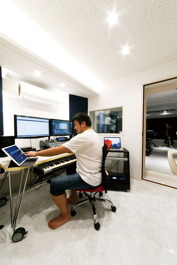 フローレンスガーデン(工藤建設) 【4000万円台／地下室／狭小／2階リビング】敷地は24.8 坪。地下に高性能音楽スタジオのある住まいの建築実例画像8