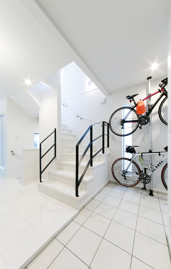 フローレンスガーデン(工藤建設) 【4000万円台／地下室／狭小／2階リビング】敷地は24.8 坪。地下に高性能音楽スタジオのある住まいの建築実例画像10