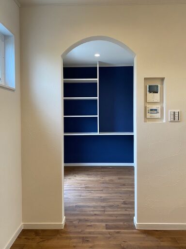 友和ホーム 【2000万円台/町田市】爽やかなブルーと白のコントラストが美しい自然素材の家の建築実例画像7