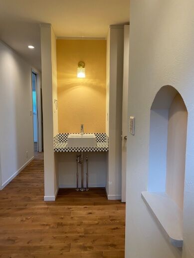 友和ホーム 【2000万円台/町田市】爽やかなブルーと白のコントラストが美しい自然素材の家の建築実例画像8