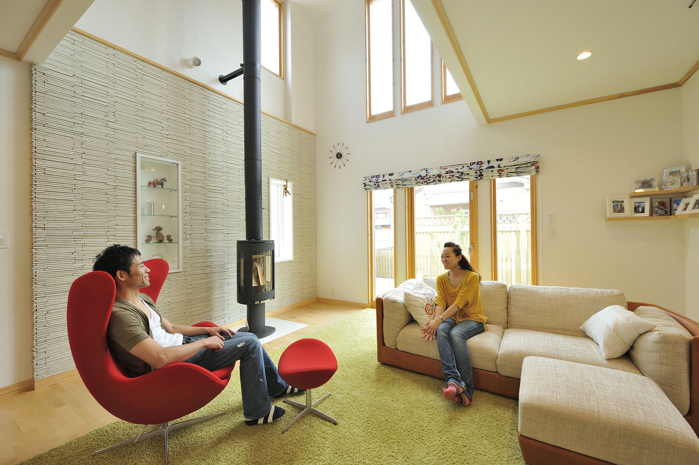 スウェーデンハウス 【北欧/輸入住宅/52.2坪】お気に入りの空間と快適さに包まれ　家事も子育ても楽しい時間にの建築実例画像2