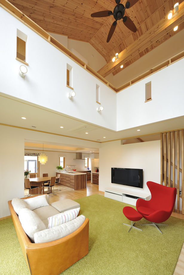 スウェーデンハウス 【北欧/輸入住宅/52.2坪】お気に入りの空間と快適さに包まれ　家事も子育ても楽しい時間にの建築実例画像3