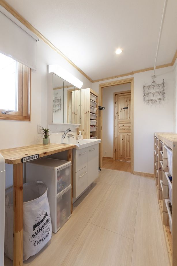 スウェーデンハウス ウッドデッキ、土間玄関、リビングが繋がる開放感いっぱいの家の建築実例画像6