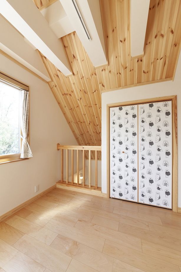 スウェーデンハウス ウッドデッキ、土間玄関、リビングが繋がる開放感いっぱいの家の建築実例画像7