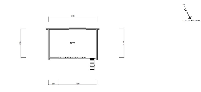 紀州国土建設 【和歌山市/2000万円台/平屋】ロフト付きリビングと広い庭で楽しく暮らす家の間取り図（4LDK）ロフト