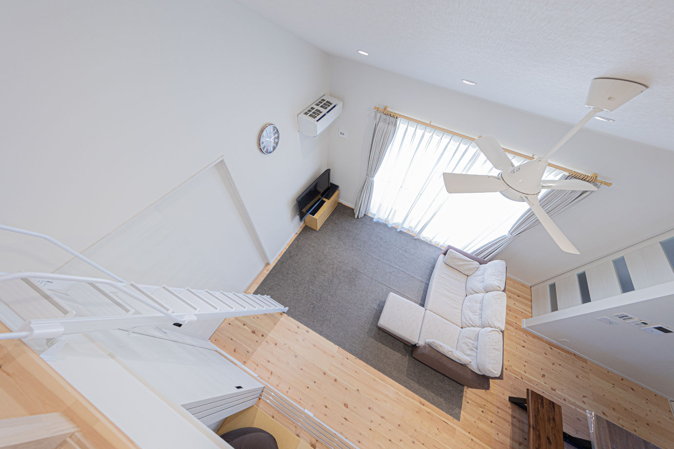 紀州国土建設 【和歌山市/2000万円台/平屋】ロフト付きリビングと広い庭で楽しく暮らす家の建築実例画像3