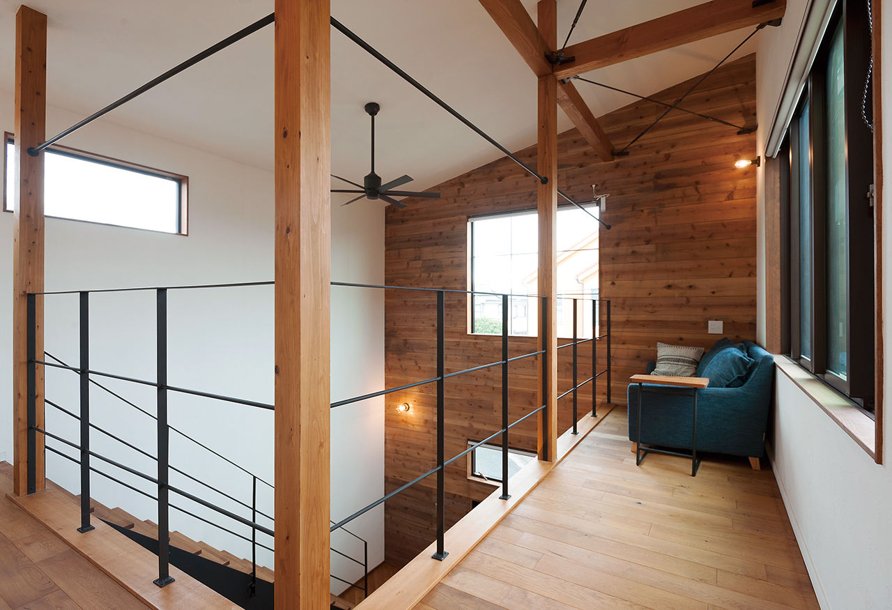 タウンズホーム 【3000万円台/延床33.8坪/自然素材】独創的な外観デザインやインダストリアルテイストの空間が印象的な家の建築実例画像3