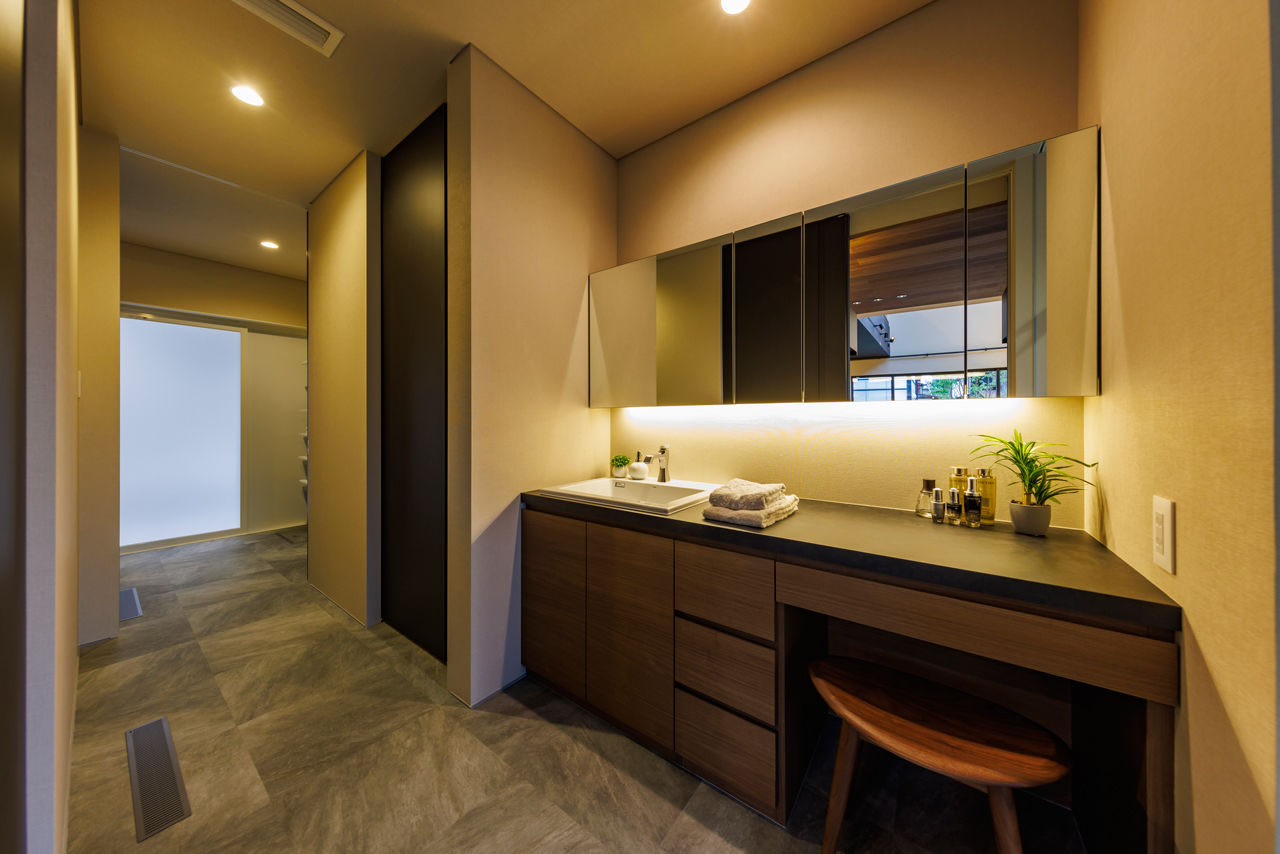 NOZOMI HOME 【岐阜県｜ガレージハウス・全館空調】吹抜リビングは圧巻の開放感。美しいデザインと快適な室温に癒されるの建築実例画像8