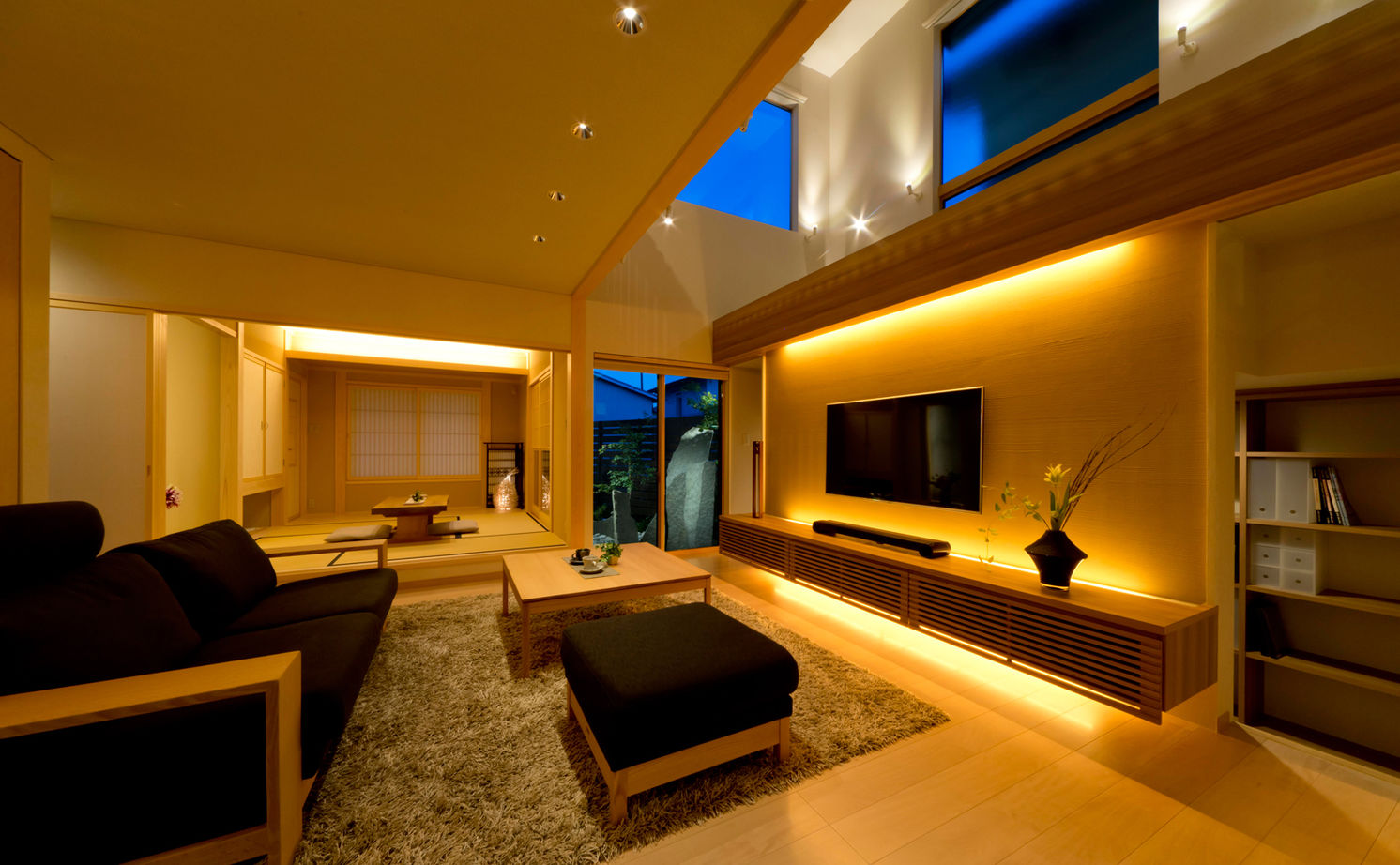 NOZOMI HOME 【岐阜県｜和モダン×屋上庭園｜間取り有】まるで高級旅館の風情。屋上庭園ではリゾート気分を満喫の建築実例画像1