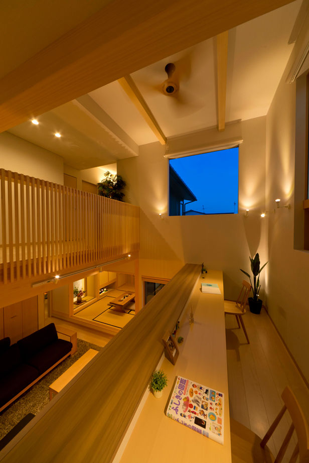 NOZOMI HOME 【岐阜県｜和モダン×屋上庭園｜間取り有】まるで高級旅館の風情。屋上庭園ではリゾート気分を満喫の建築実例画像3