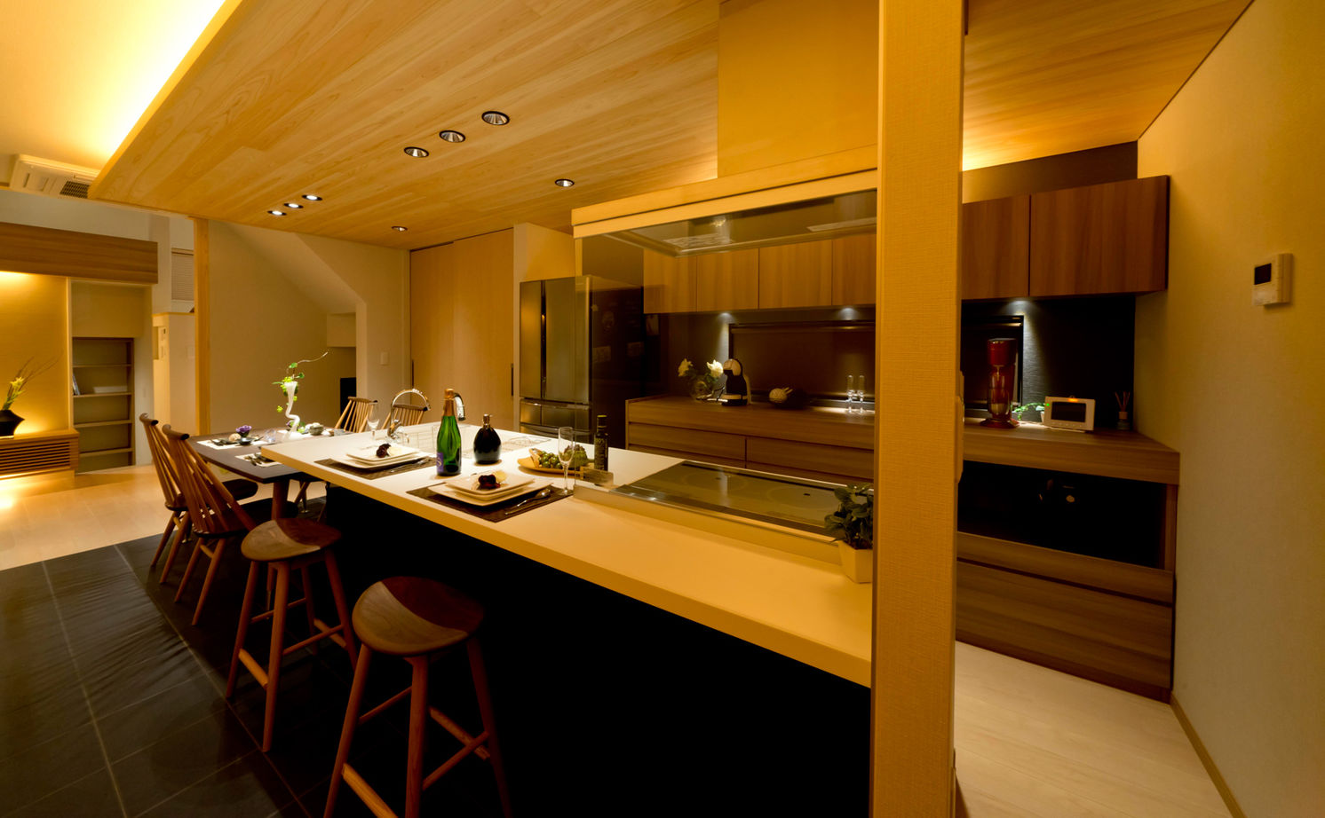 NOZOMI HOME 【岐阜県｜和モダン×屋上庭園｜間取り有】まるで高級旅館の風情。屋上庭園ではリゾート気分を満喫の建築実例画像6