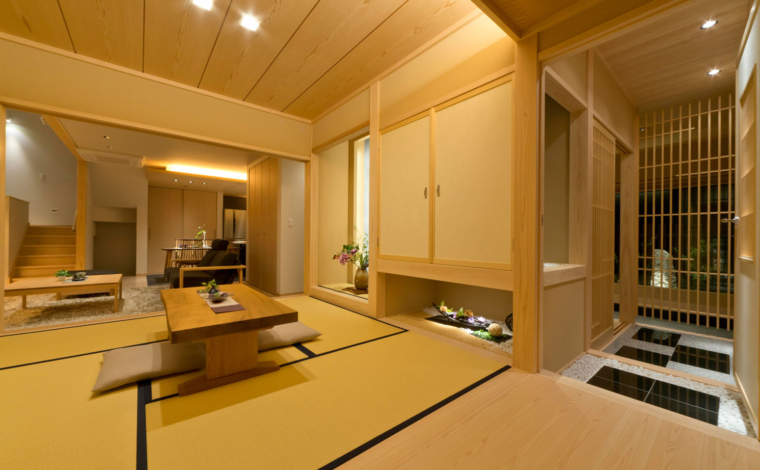 NOZOMI HOME 【岐阜県｜和モダン×屋上庭園｜間取り有】まるで高級旅館の風情。屋上庭園ではリゾート気分を満喫の建築実例画像9