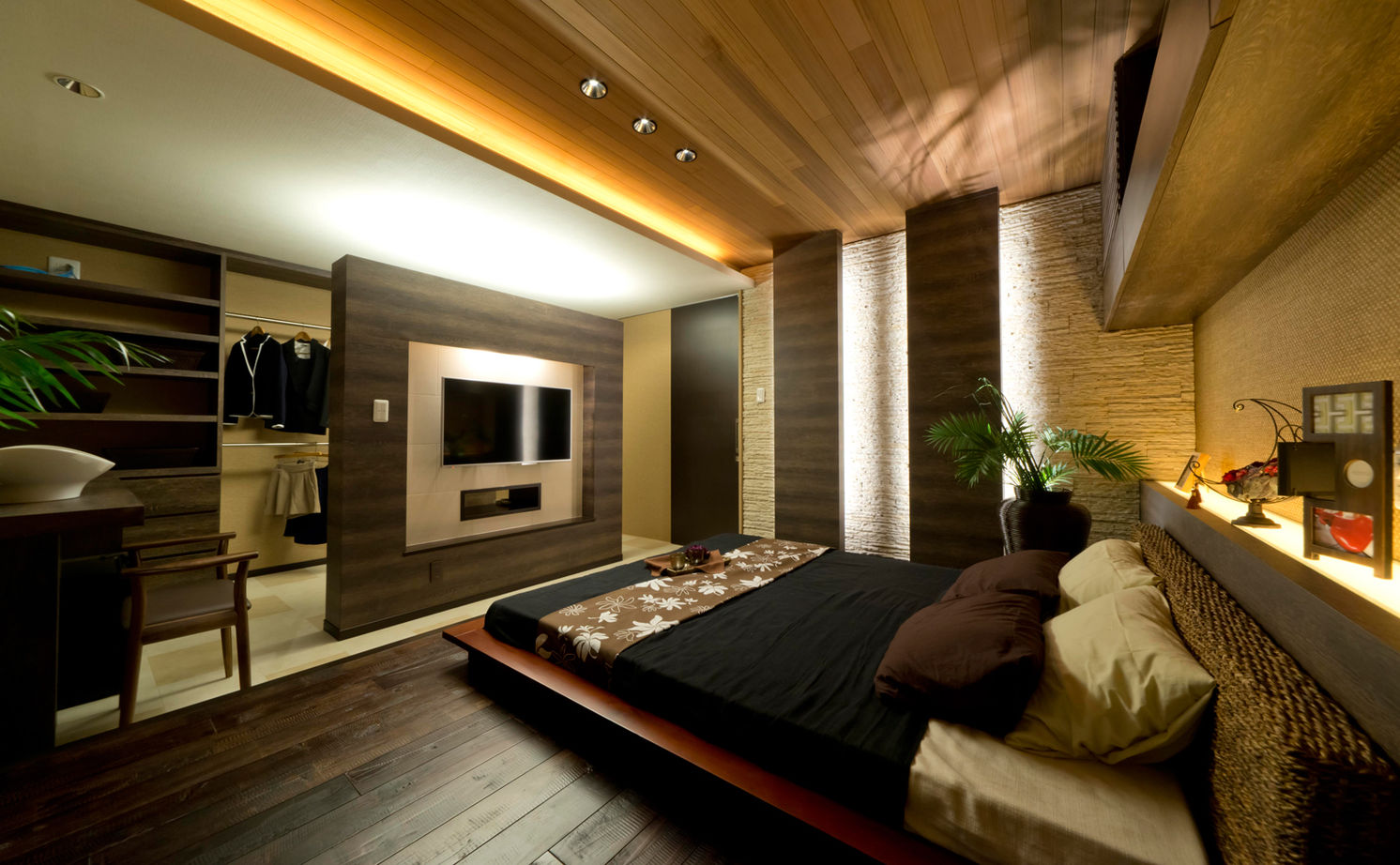 NOZOMI HOME 【岐阜県｜和モダン×屋上庭園｜間取り有】まるで高級旅館の風情。屋上庭園ではリゾート気分を満喫の建築実例画像12