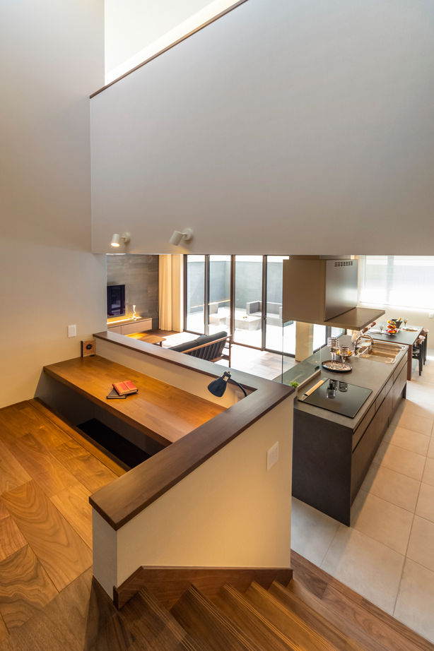 NOZOMI HOME 【岐阜県｜吹抜・アウトドアリビング】プライベートテラスで楽しむアウトドアライフ。和の薫りもまとわせての建築実例画像6