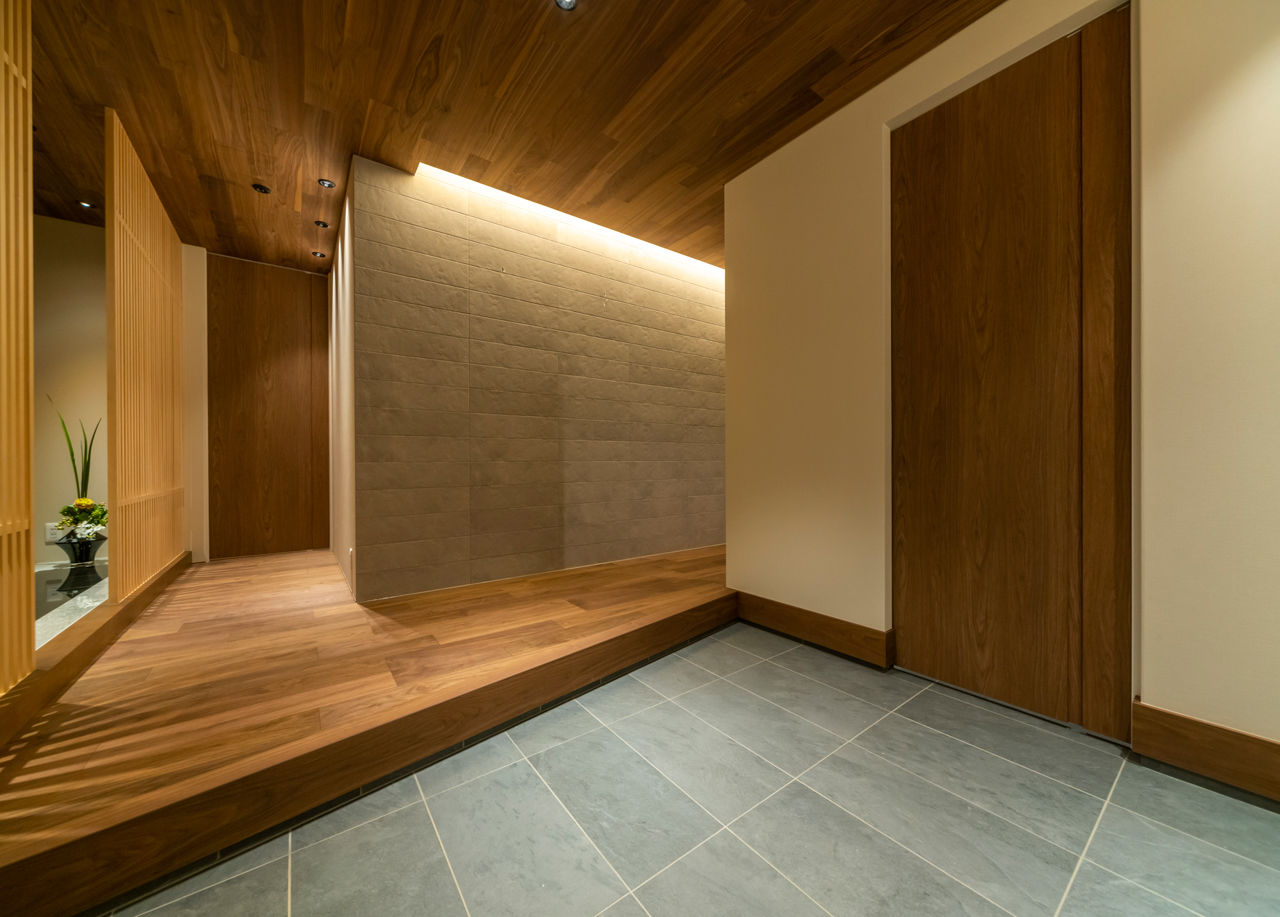 NOZOMI HOME 【岐阜県｜吹抜・アウトドアリビング】プライベートテラスで楽しむアウトドアライフ。和の薫りもまとわせての建築実例画像9