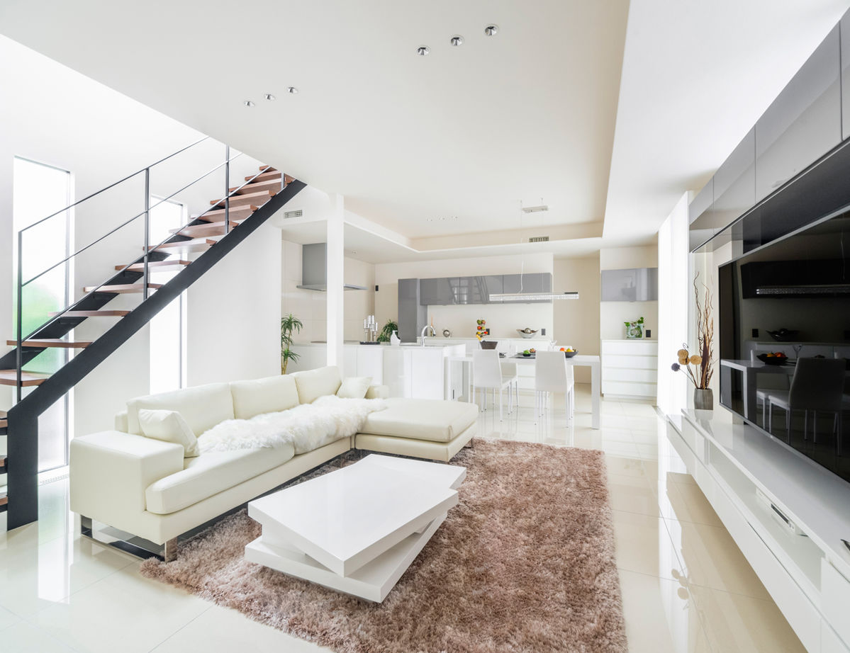 NOZOMI HOME 【岐阜県｜ホテルライク・全館空調】明るく華やかなホワイトリビング。暮らしに沿った間取りで快適な毎日の建築実例画像1