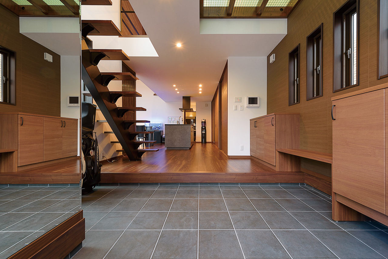 東邦建工 長野市・吹き抜け・薪ストーブ｜ひとつながりの大空間が開放的な別荘のような家の建築実例画像7