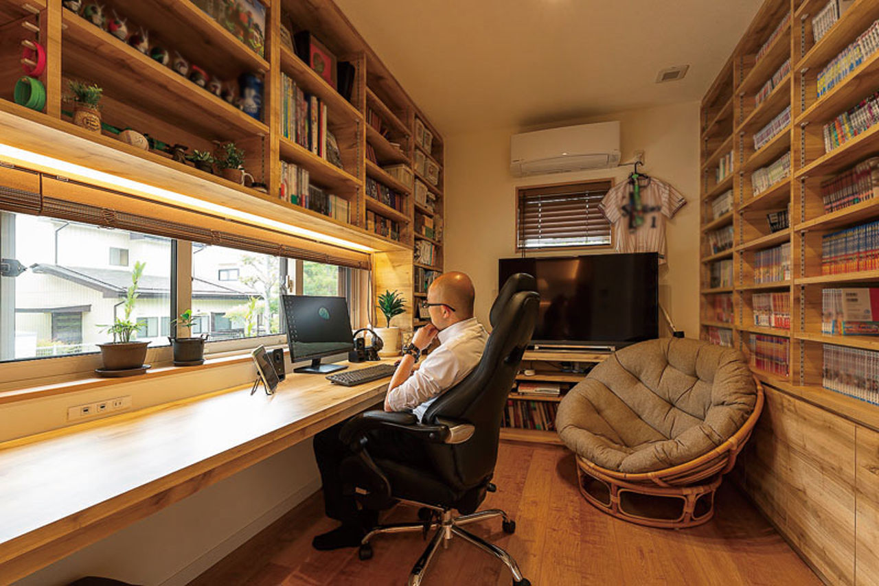 東邦建工 長野市・屋外テラス・薪ストーブ｜内も外も一体で愉しむ、家族が集う憩いの家の建築実例画像7