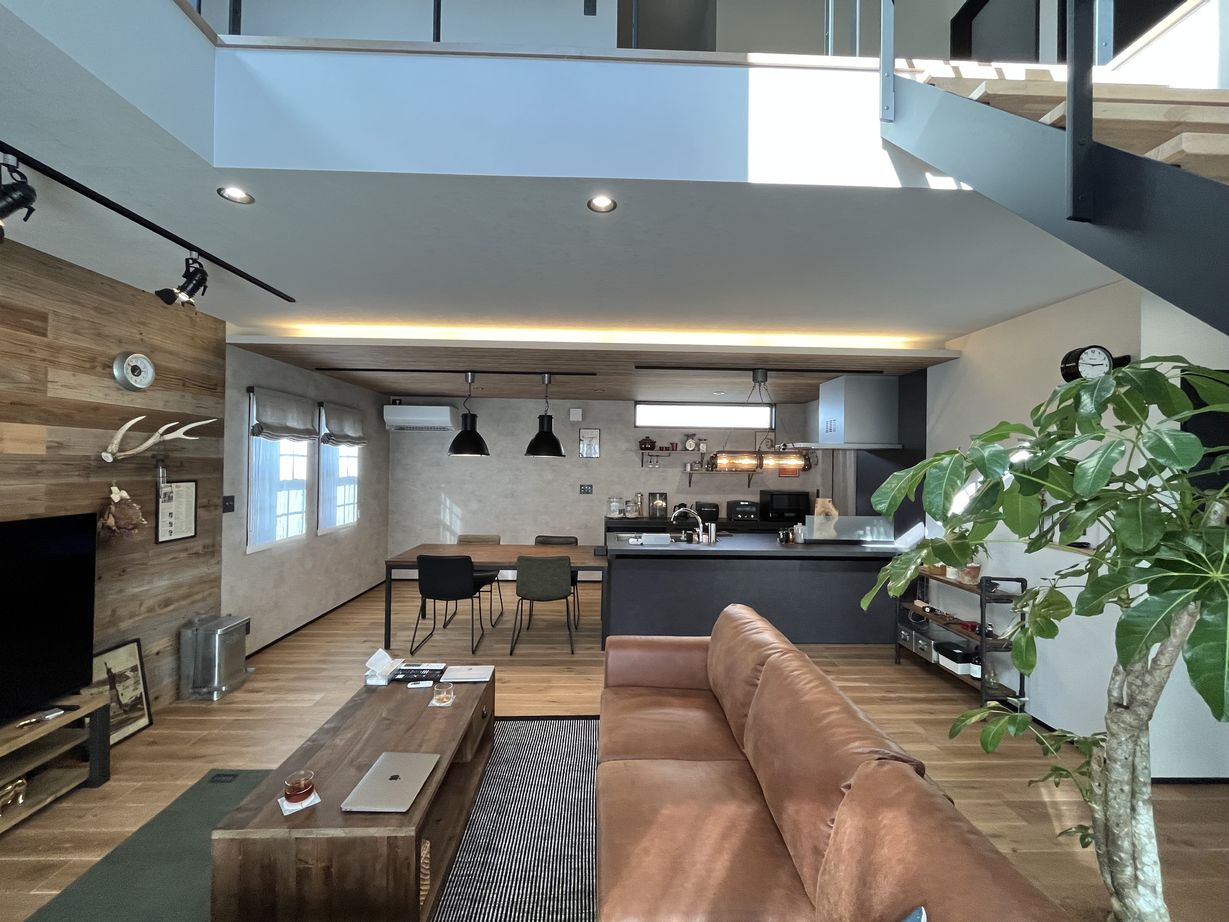 東邦建工 【安曇野市】おうち時間を最大限に楽しむ、ブルックリンスタイルの家の建築実例画像3