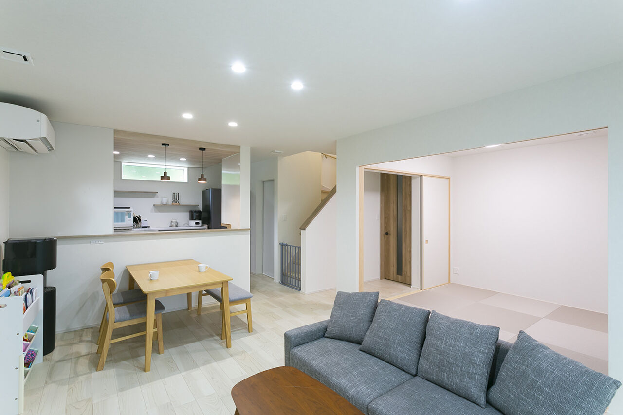 東宝ホーム 子育て中の今も、夫婦ふたりの未来も心地よく。末永くずっとフィットする住まいの建築実例画像2