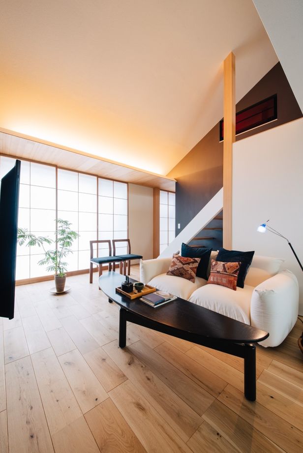 東宝ホーム 自然に恵まれたロフトのある小さな平屋の建築実例画像5