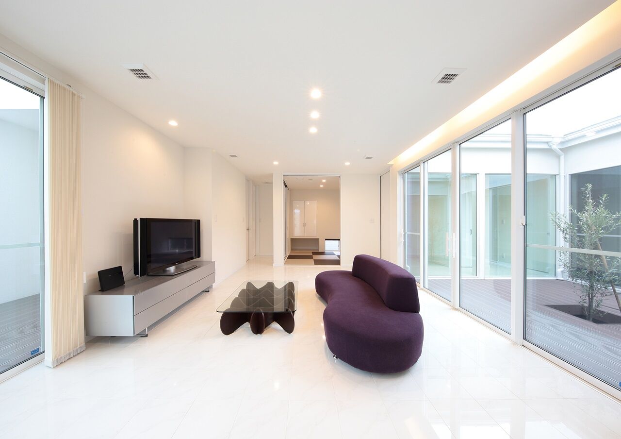 ヤマミズホーム 憧れの中庭、ガレージを実現！「全館空調」搭載の快適な平屋の建築実例画像3