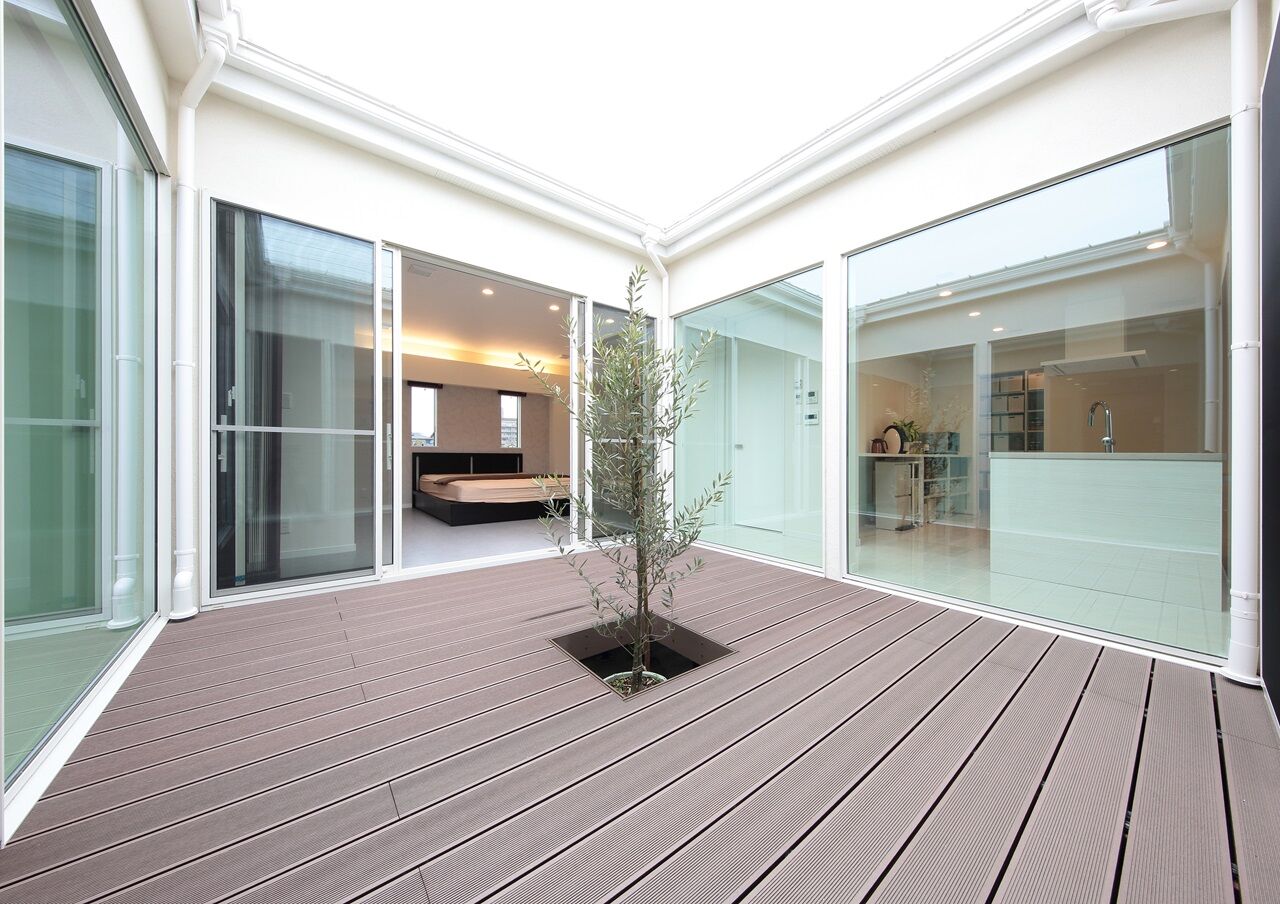 ヤマミズホーム 憧れの中庭、ガレージを実現！「全館空調」搭載の快適な平屋の建築実例画像4